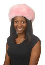 J.Ziglou Pink Fox Hat
