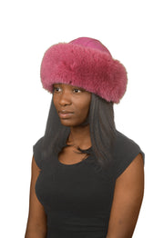 J.Ziglou Hot Pink Fox Hat